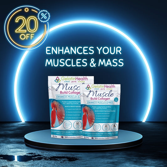 Muscles build  collagen - Gelatin Health